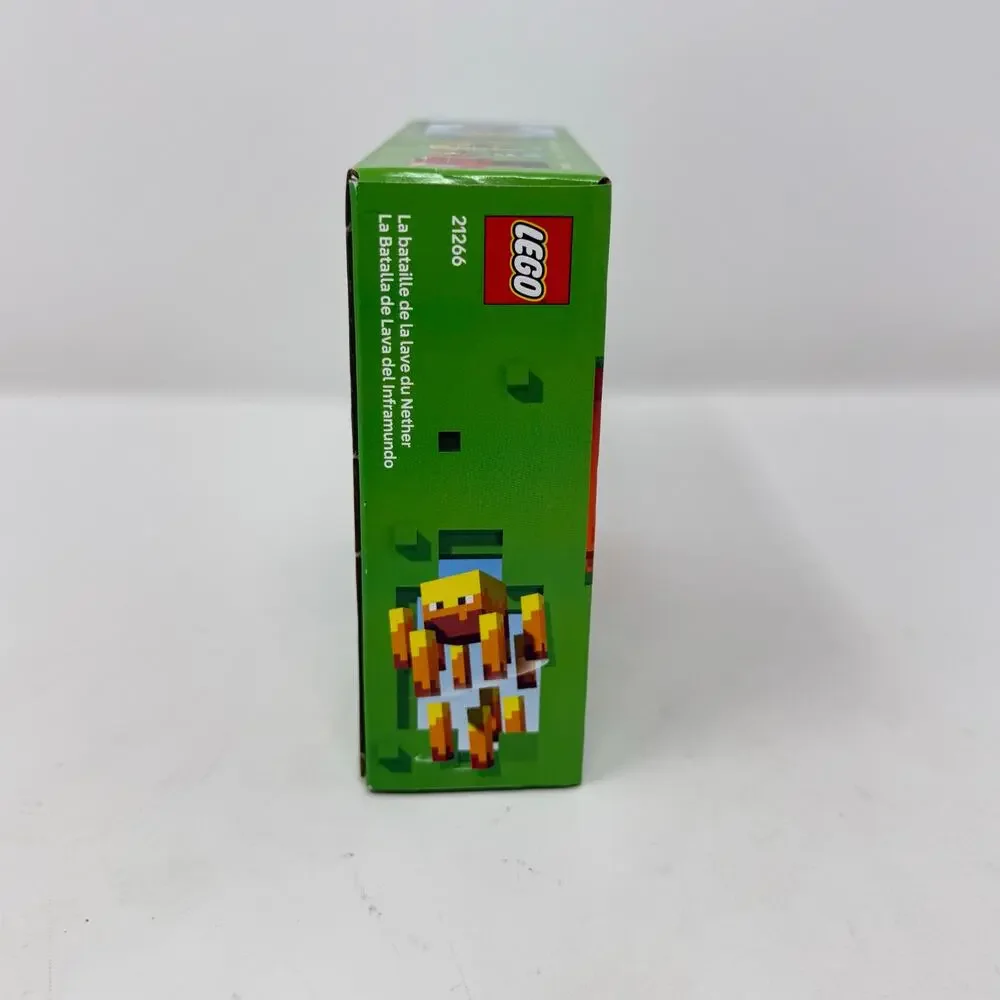 LEGO Minecraft 21266 The Nether Lava Battle 99 Piece Building Set NIB Gamer Gift